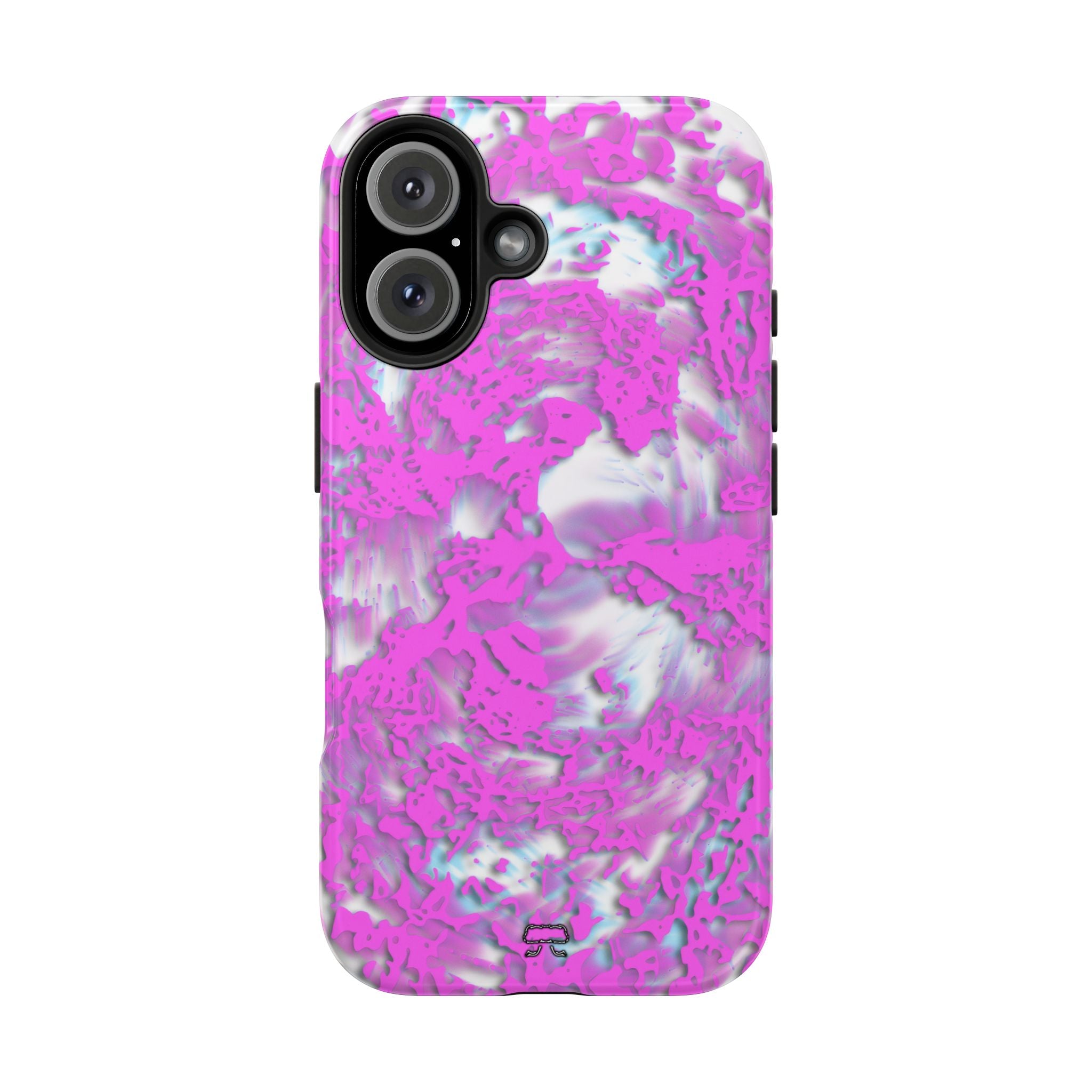 iPhones 11 thru 16 Durable Shockproof Case - Tracers Cotton Candy