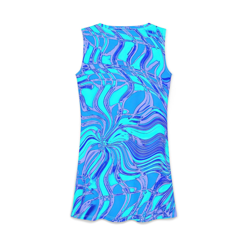 Women's Casual Dress – Fiesta Blu (AOP)