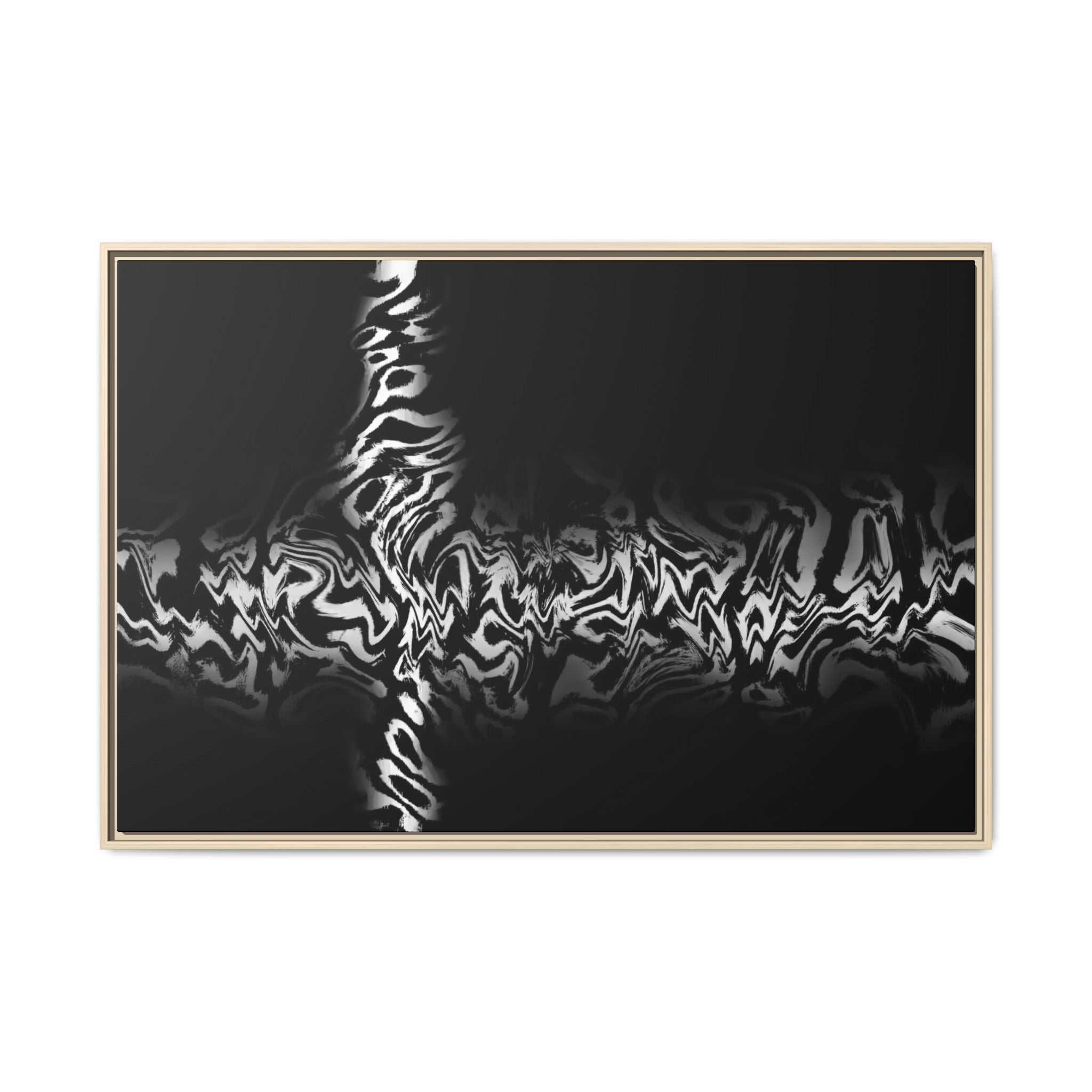 Framed Canvas Art — "Plasma"
