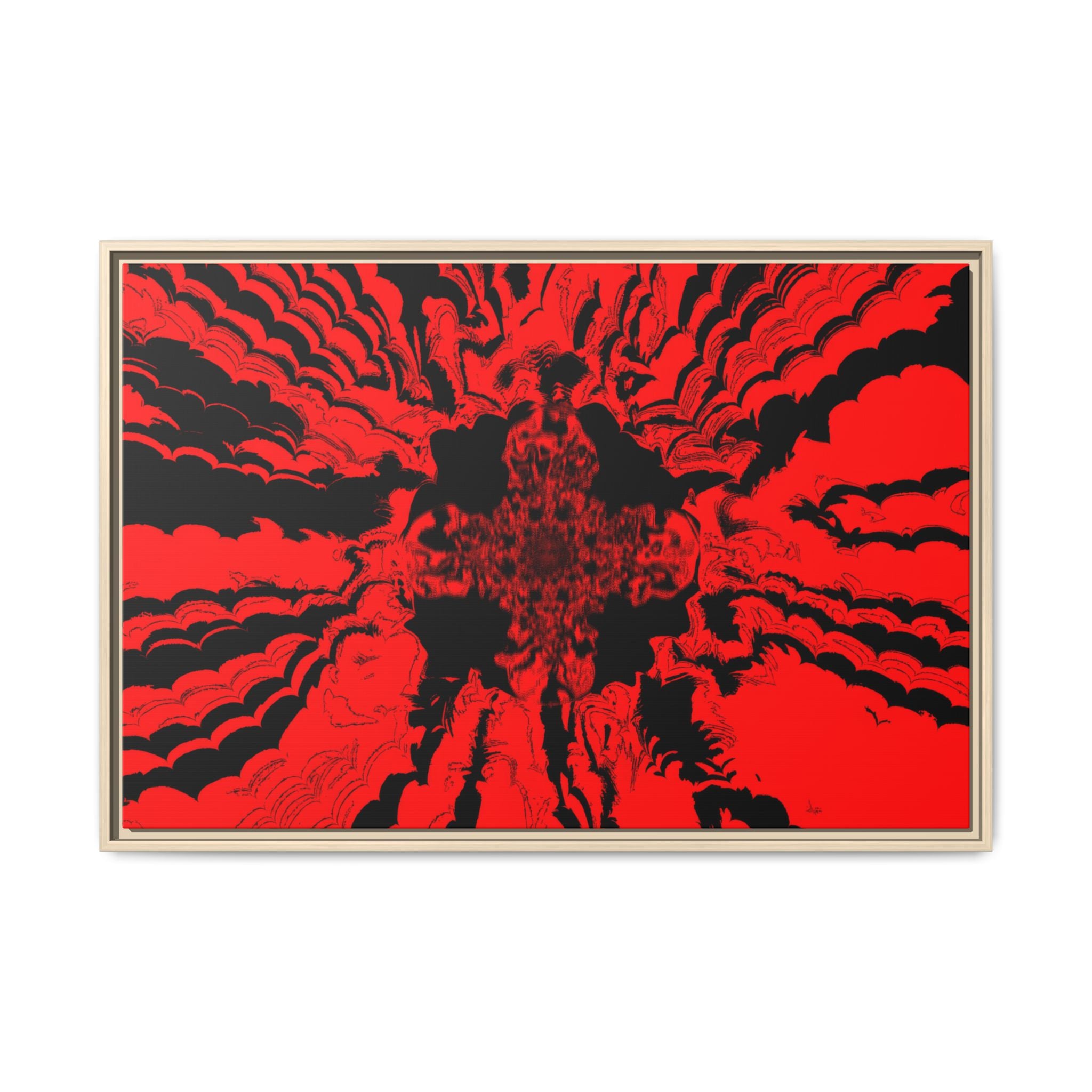 Framed Canvas Art — "Subcranial"
