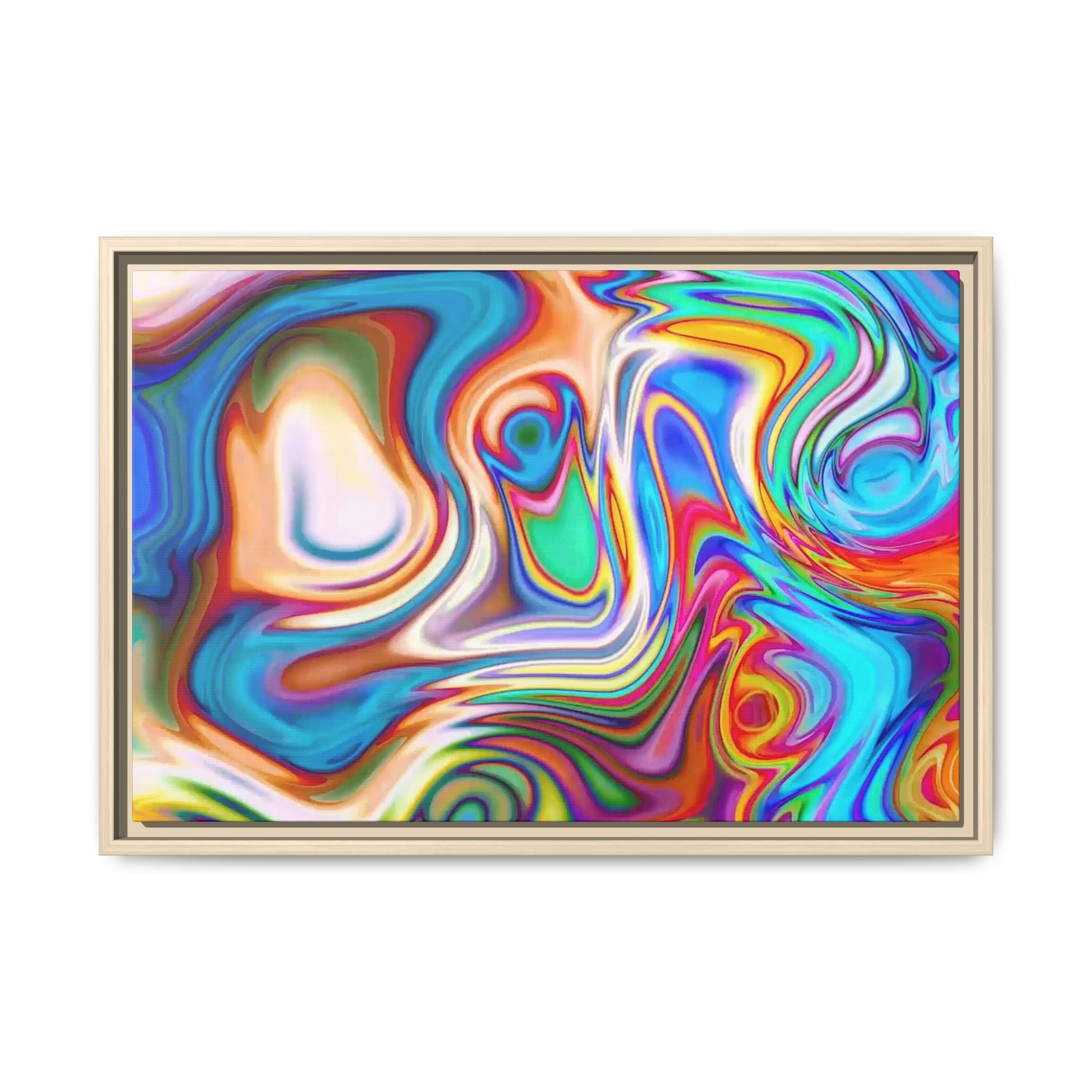 Framed Canvas Art — "Metatonal"
