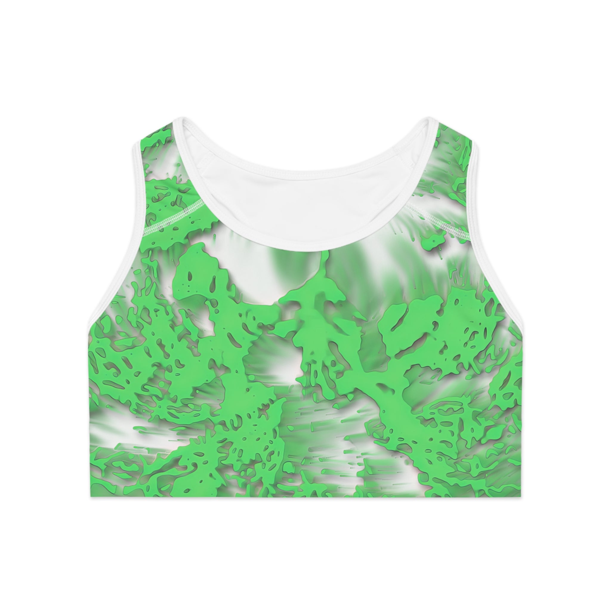 Sports Bra - Tracers Green