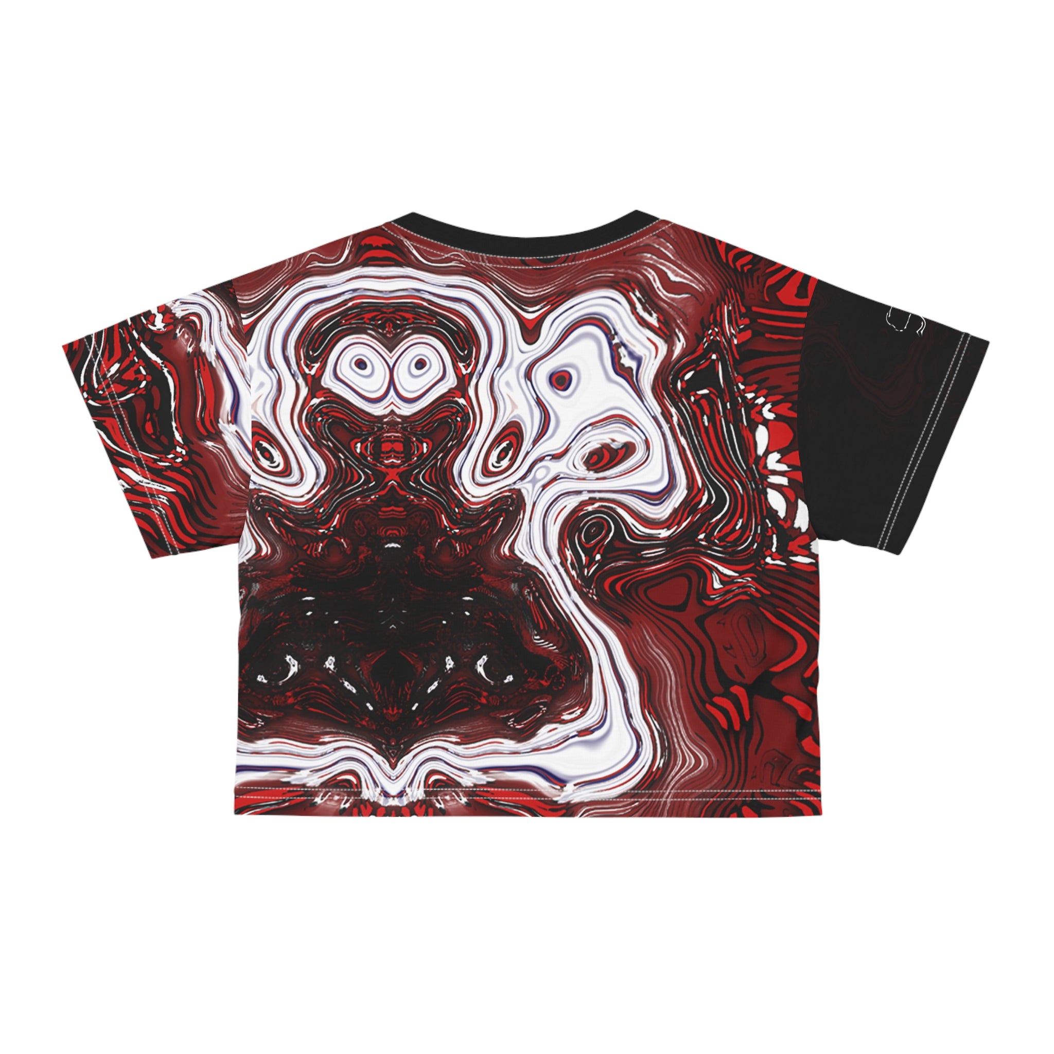 Crop Tee - Spirit Red (AOP)