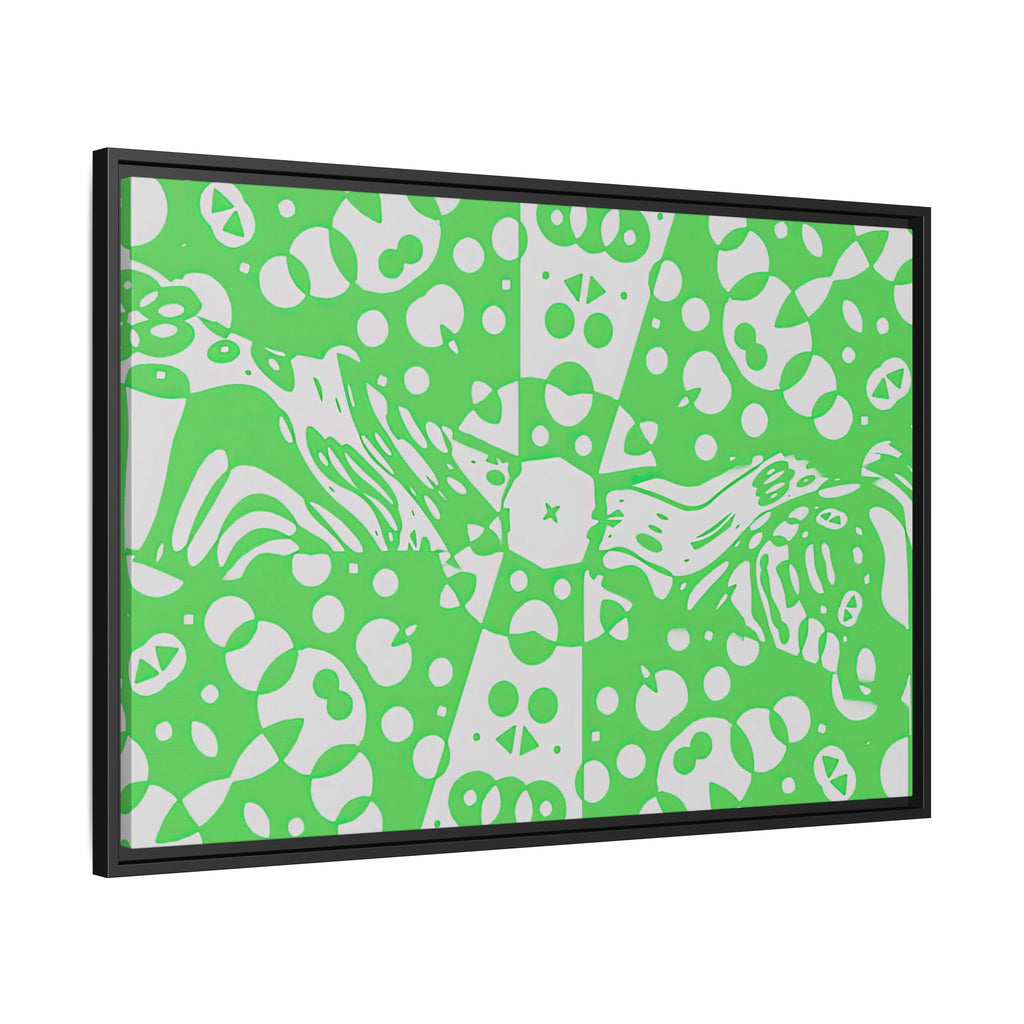 Framed Canvas Art - Aztec G