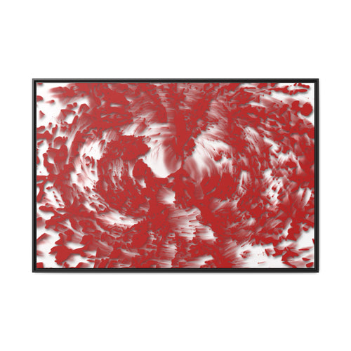 Framed Canvas Art - Tracers Red