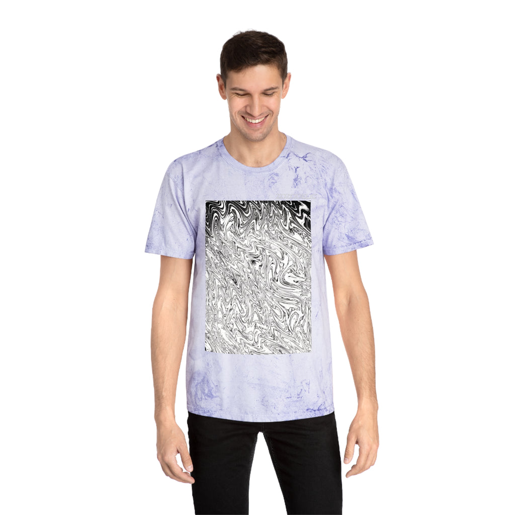 Marbled T-Shirt - Hoops BW