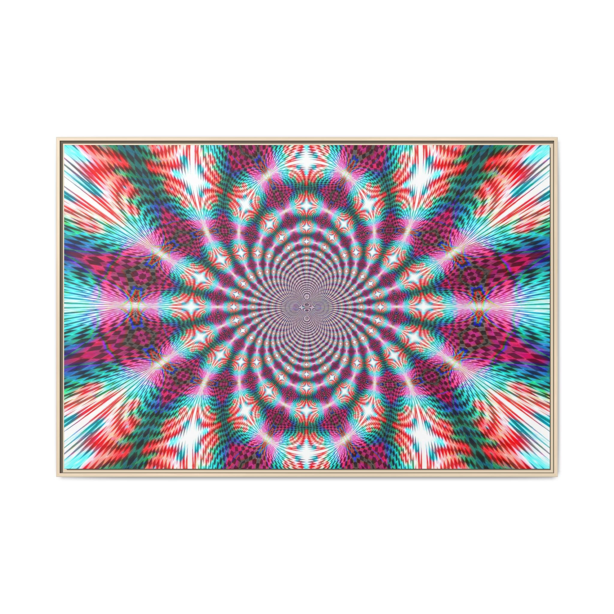 Framed Canvas Art — "QOV"