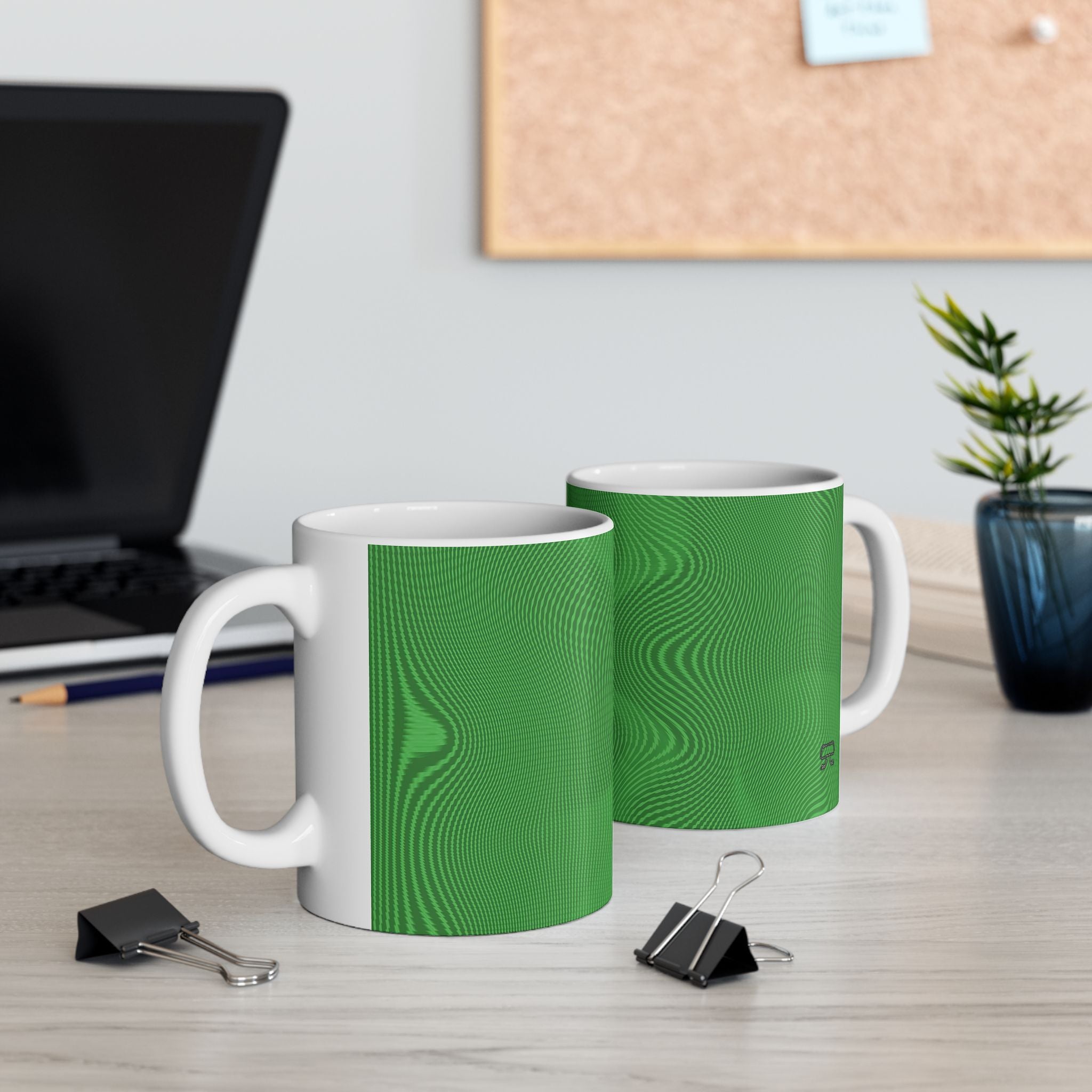 ZOZO Ceramic Mug - Sun Spots Green (11oz/15oz)