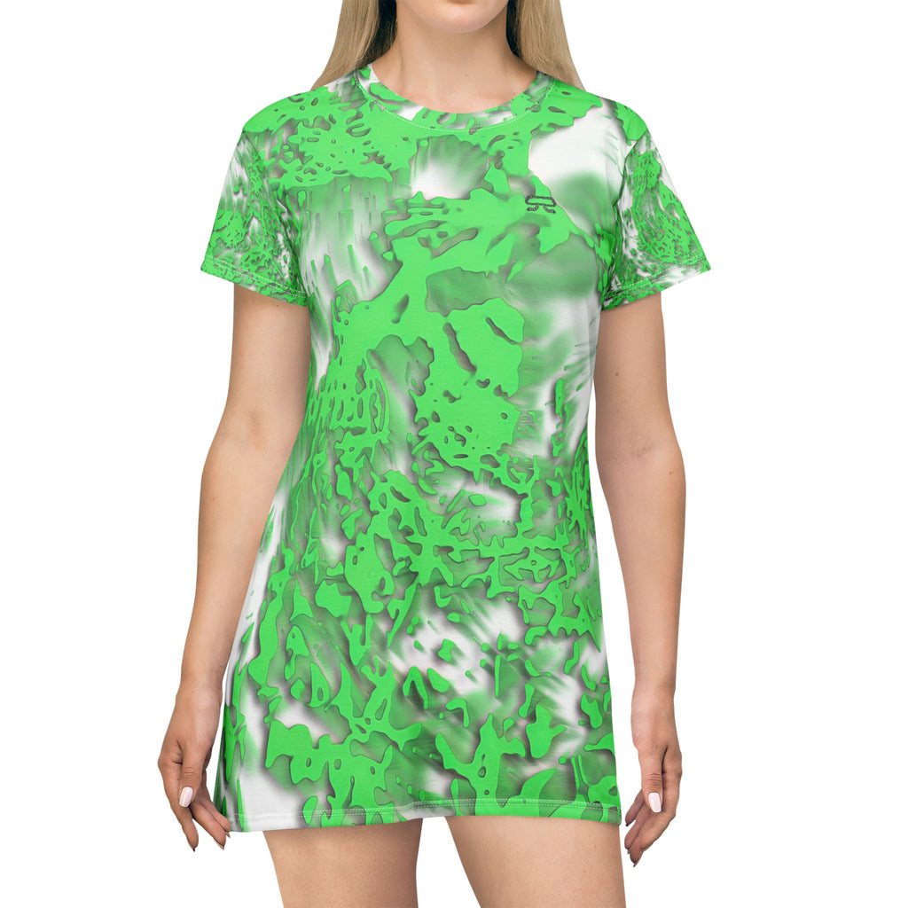 T-Shirt Dress - Tracers Green