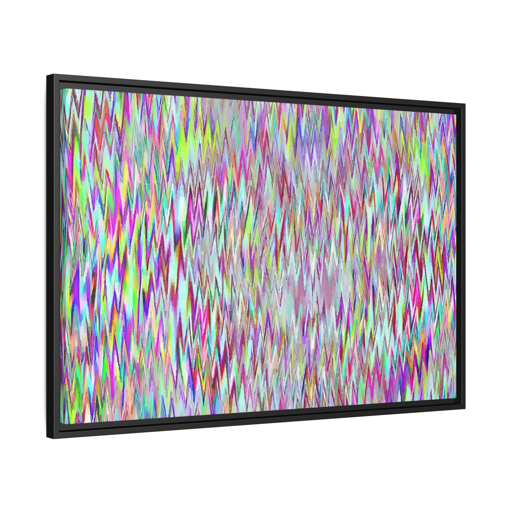 Framed Canvas Art — "Gun Runners Static"