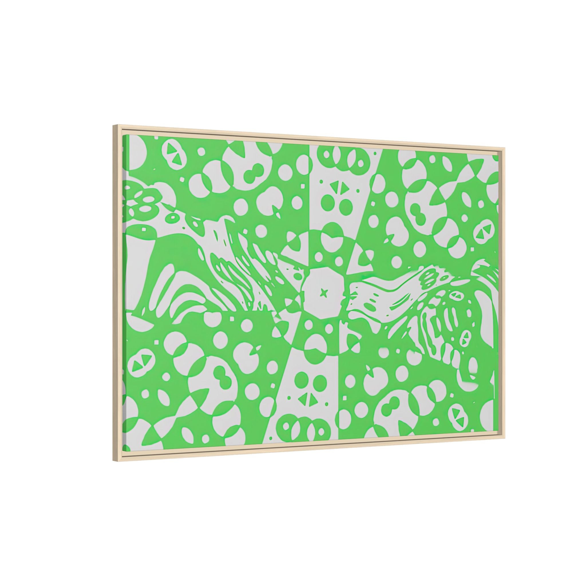 Framed Canvas Art - Aztec G