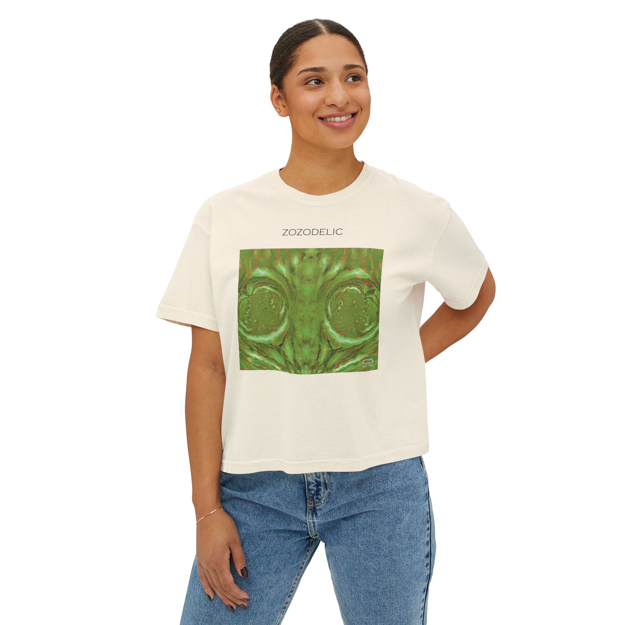 Woman's Box T-Shirt - Hazy