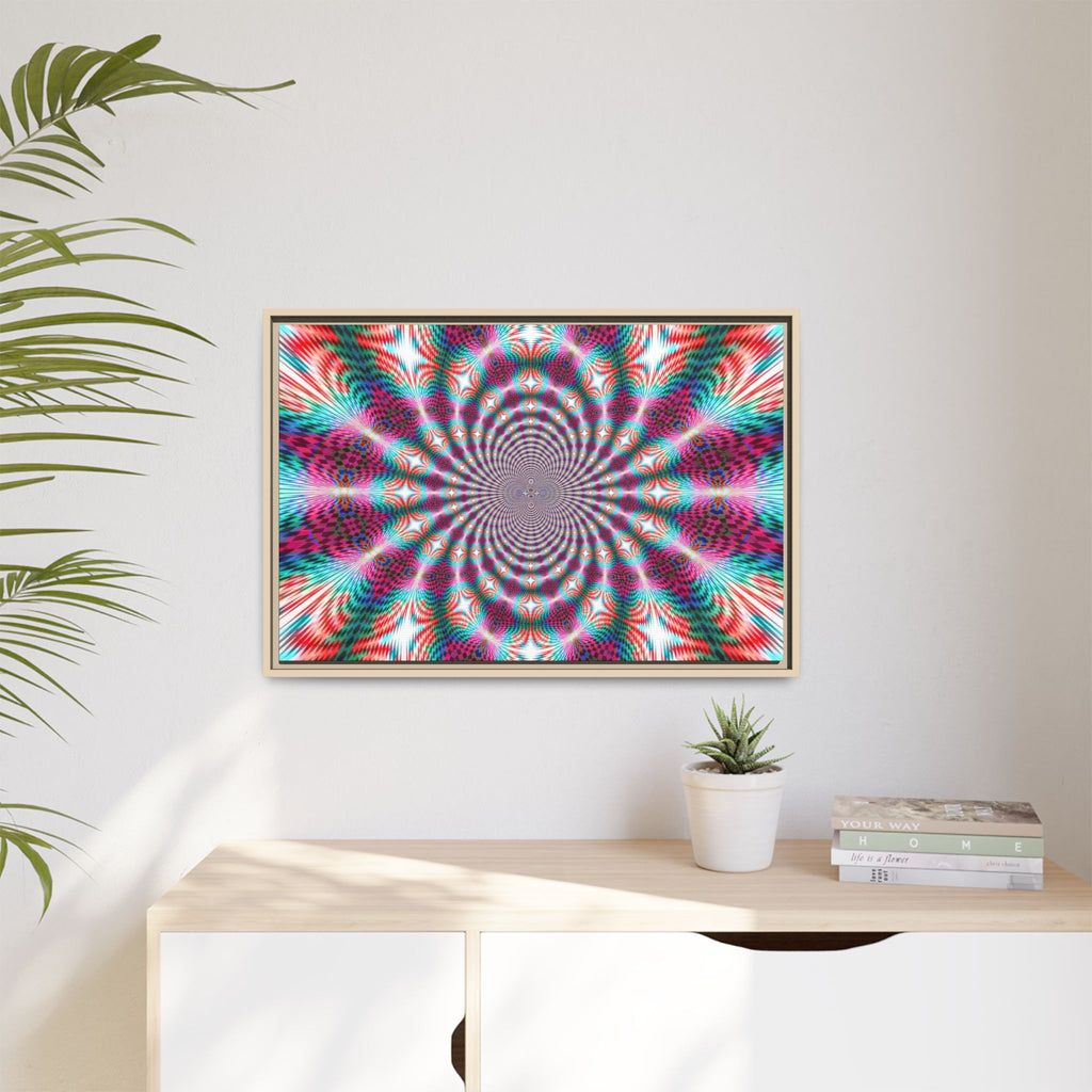 Framed Canvas Art — "QOV"