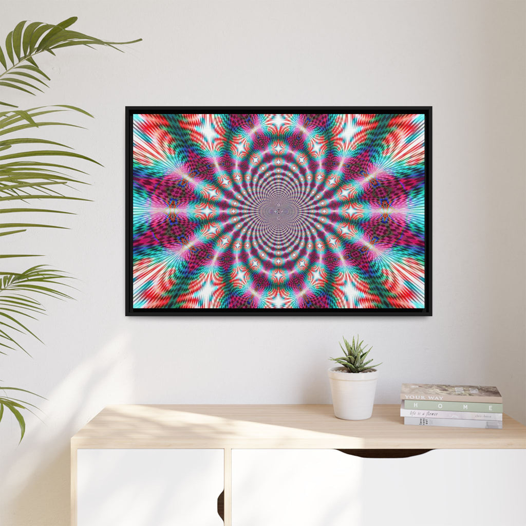 Framed Canvas Art — "QOV"
