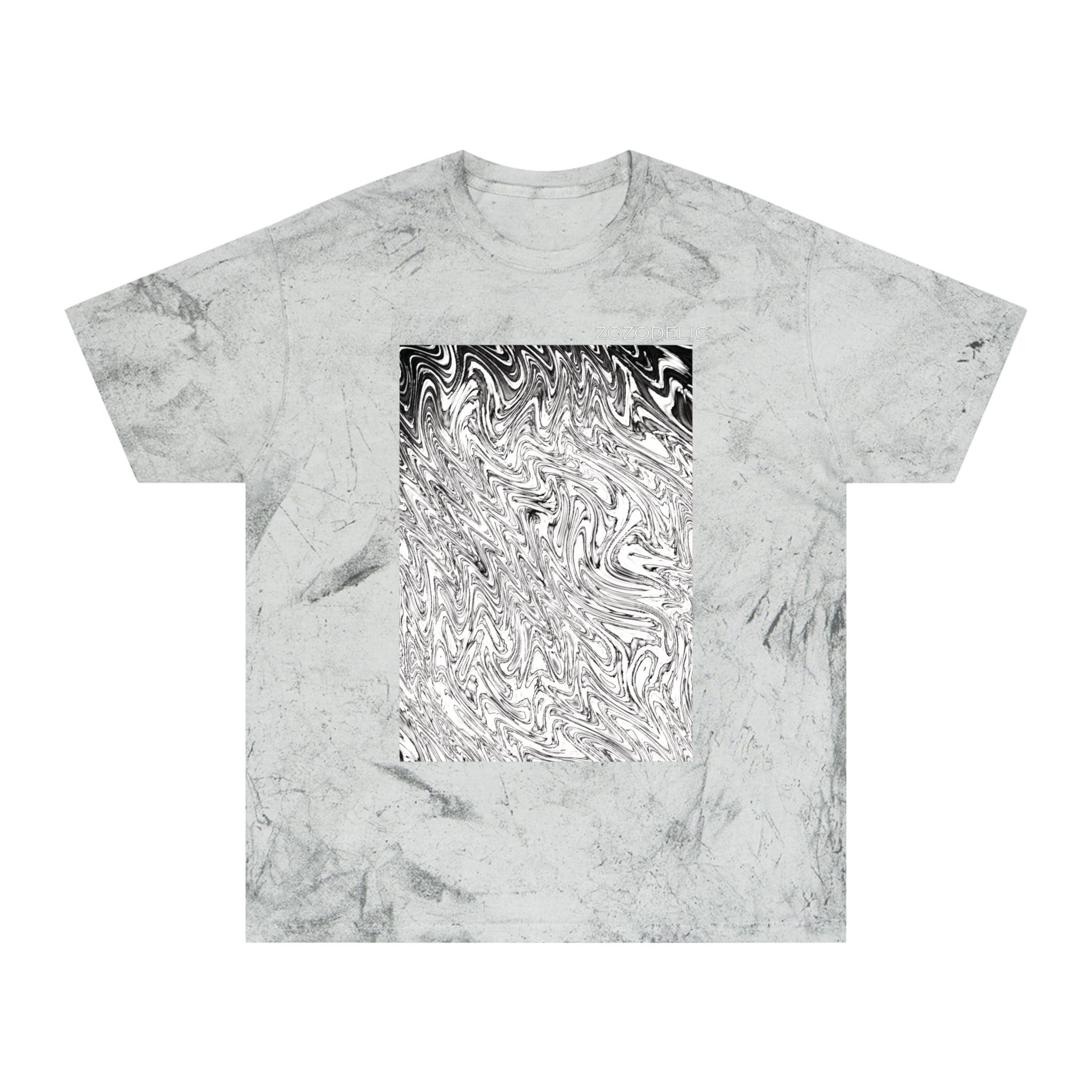 Marbled T-Shirt - Hoops BW