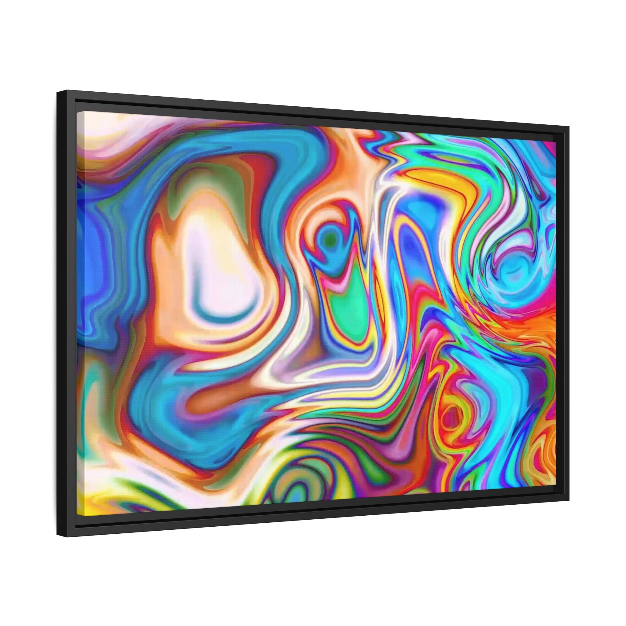 Framed Canvas Art — "Metatonal"