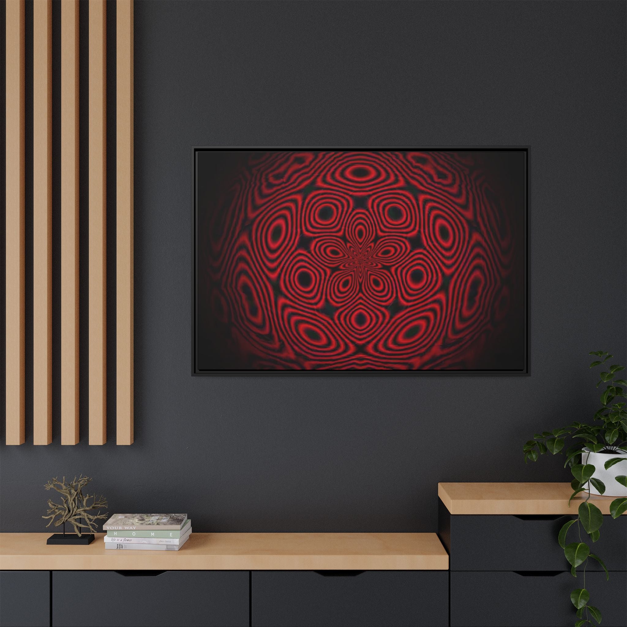 Framed Canvas Art — "Trepitorial"