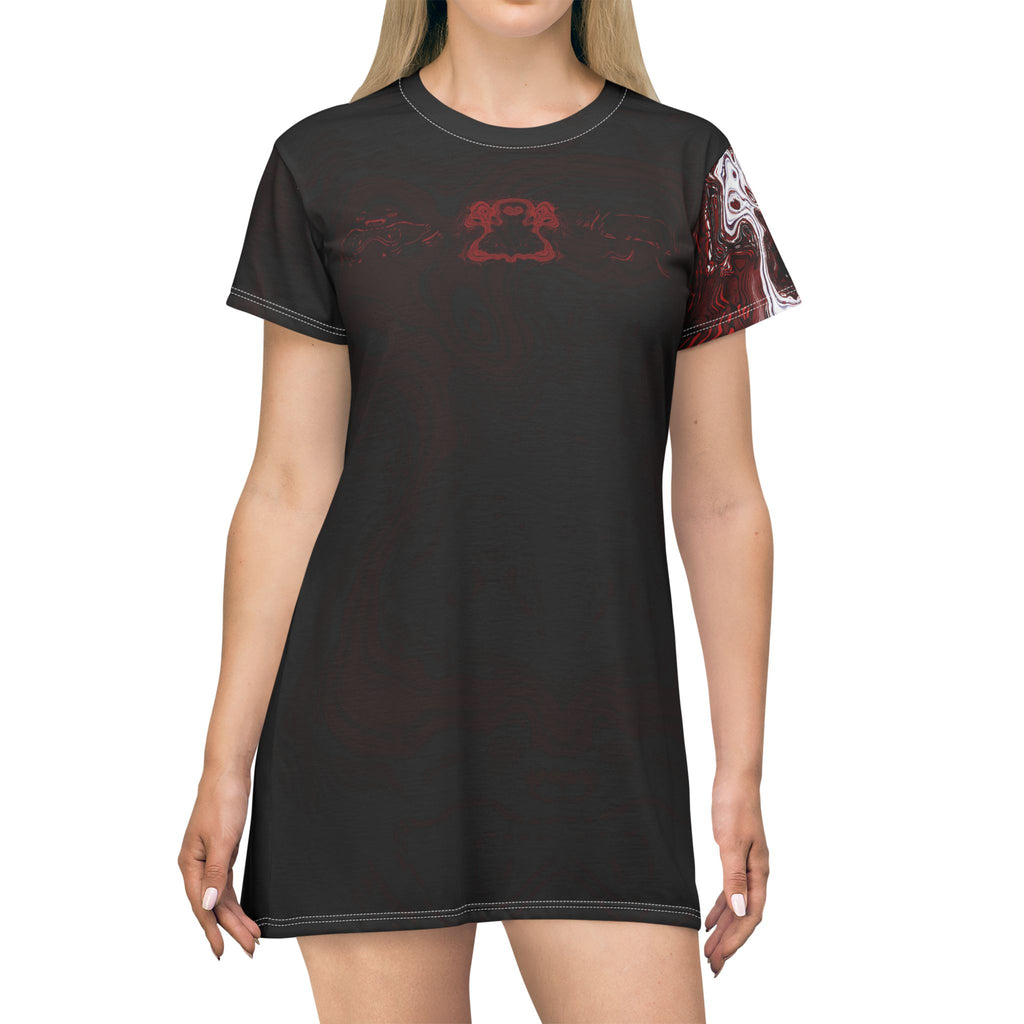 T-Shirt Dress - Spirit Red