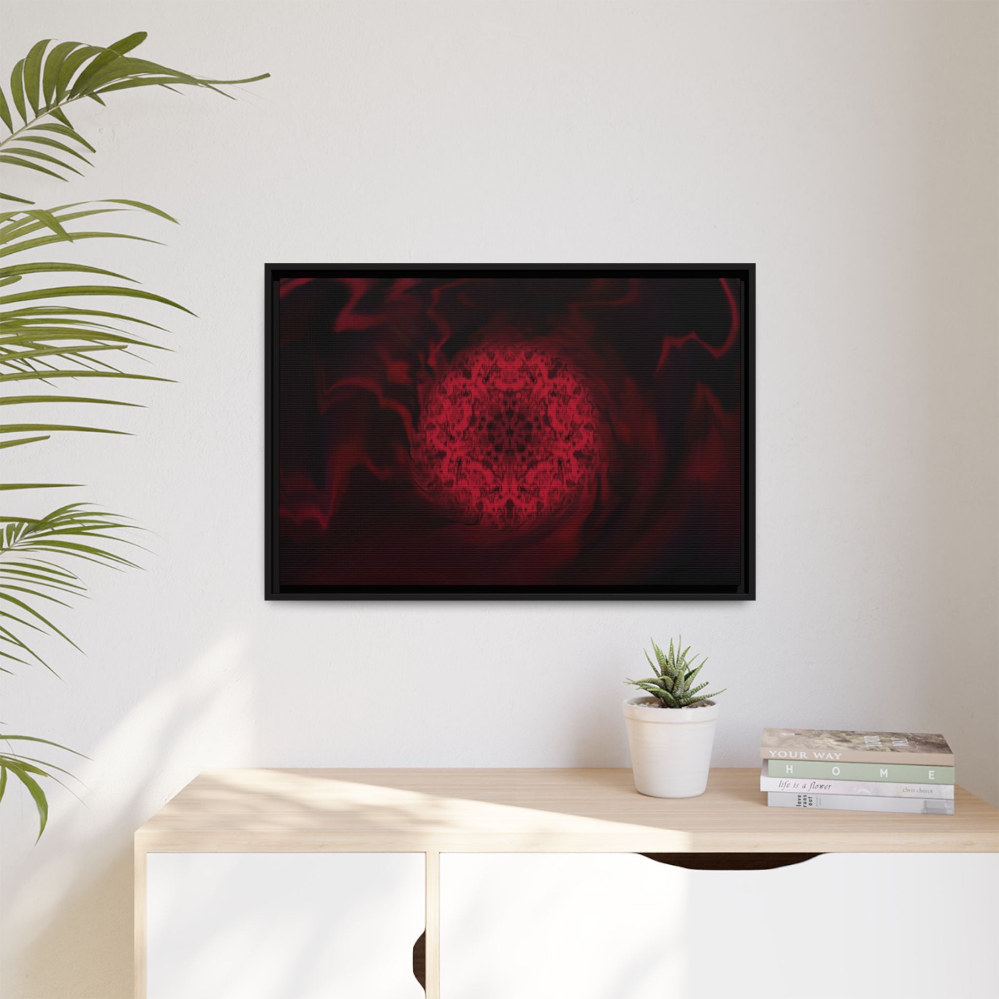 Framed Canvas Art — "Interlaced"