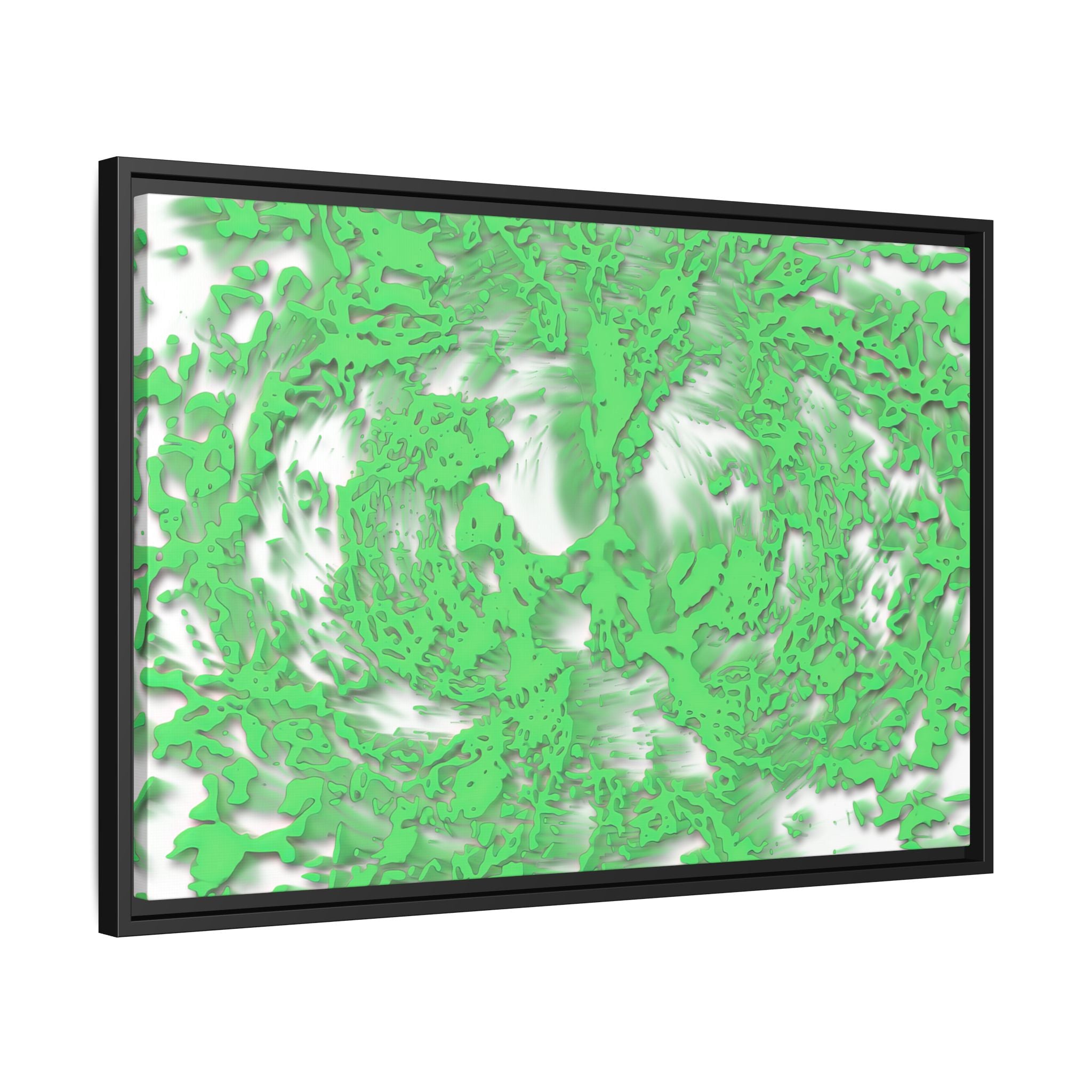 Framed Canvas Art - Tracers Green