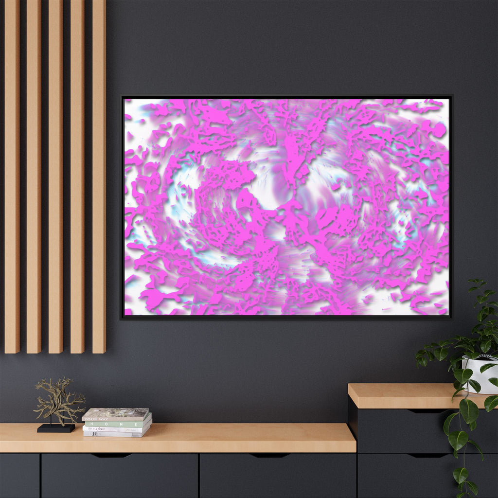 Framed Canvas Art - Tracers Cotton Candy