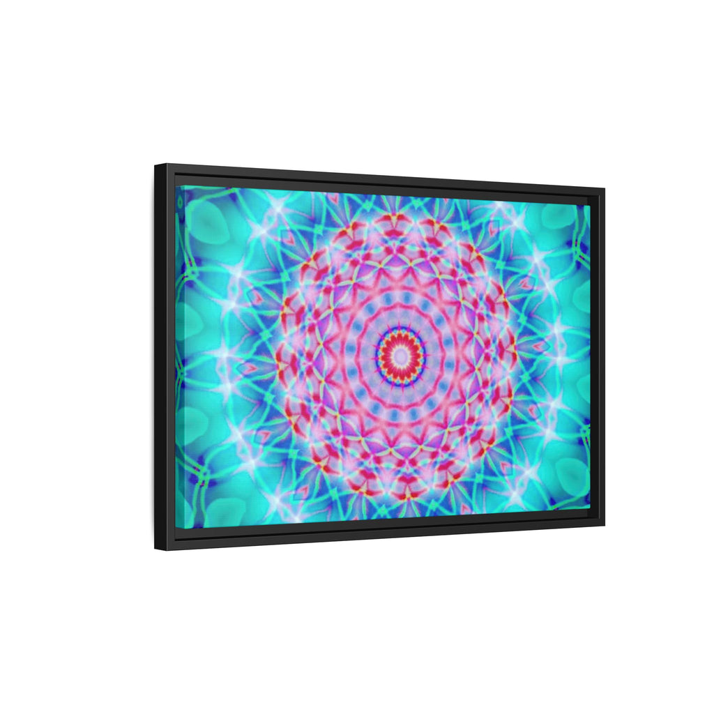 Framed Canvas Art — "Pink Fusion"
