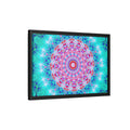 Framed Canvas Art — "Pink Fusion"
