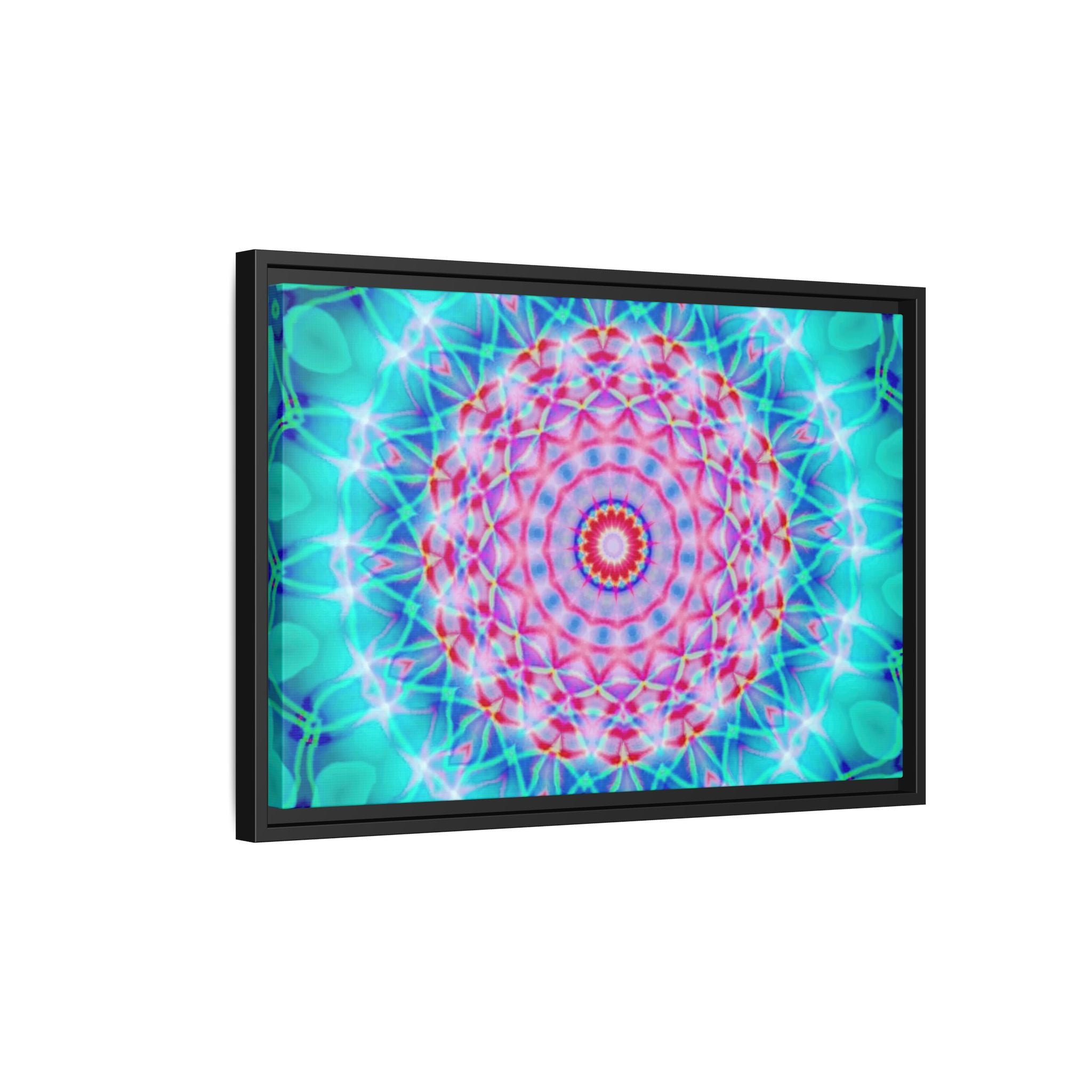 Framed Canvas Art — "Pink Fusion"
