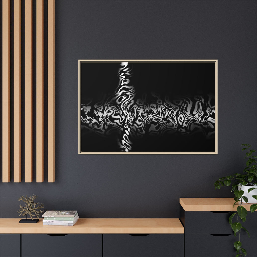 Framed Canvas Art — "Plasma"