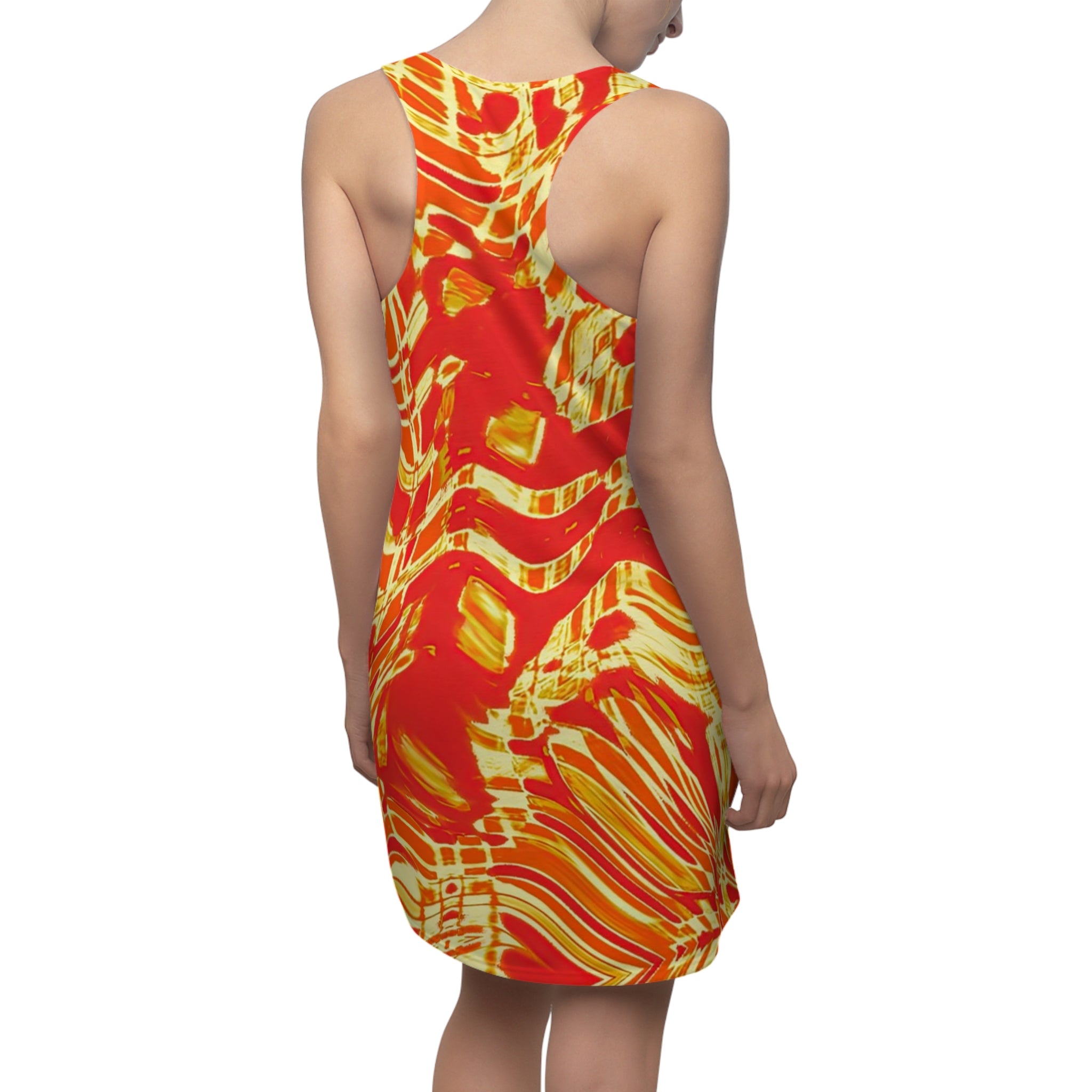 Racerback Dress — Fiesta Fire (AOP)