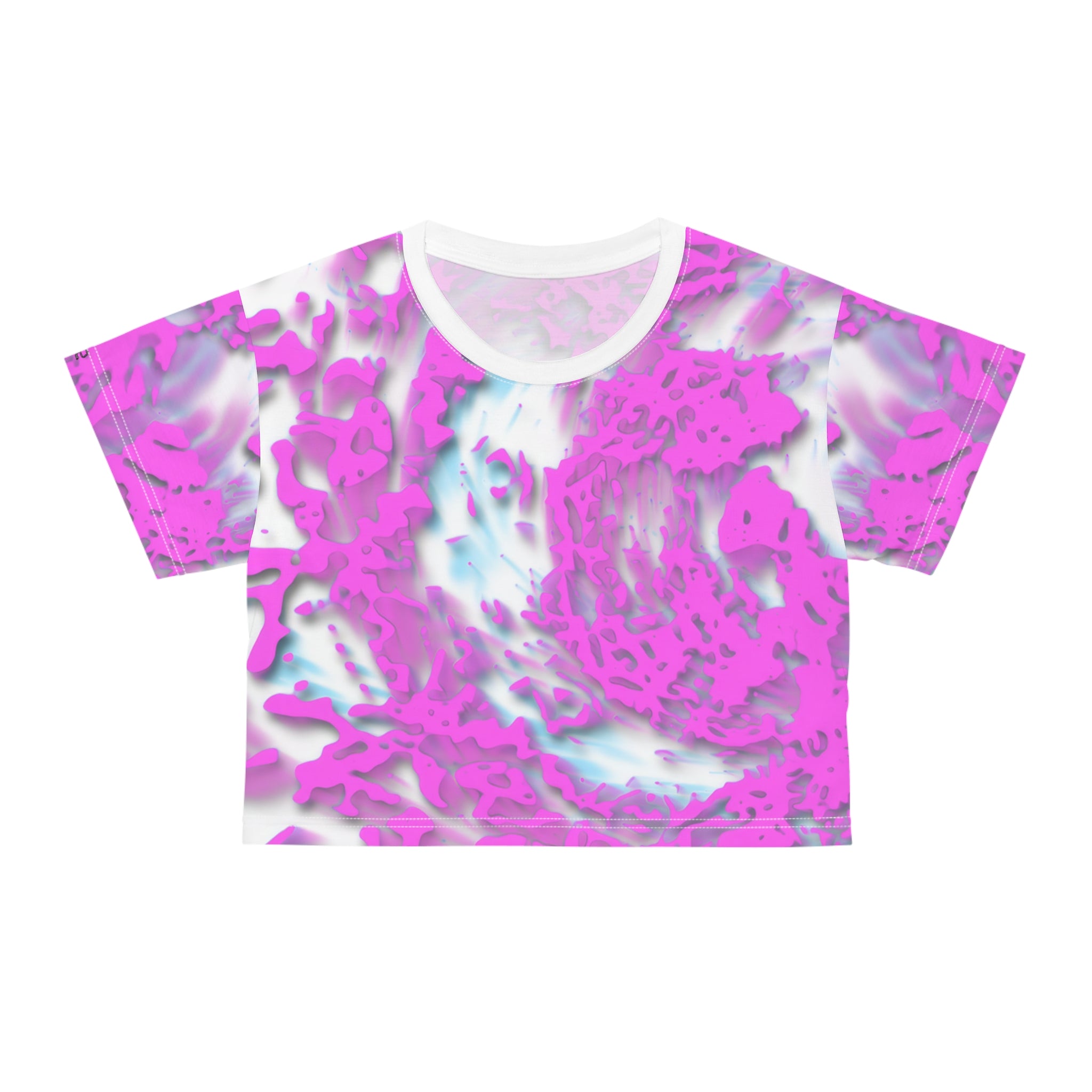 Crop Tee - Tracers Cotton Candy (AOP)