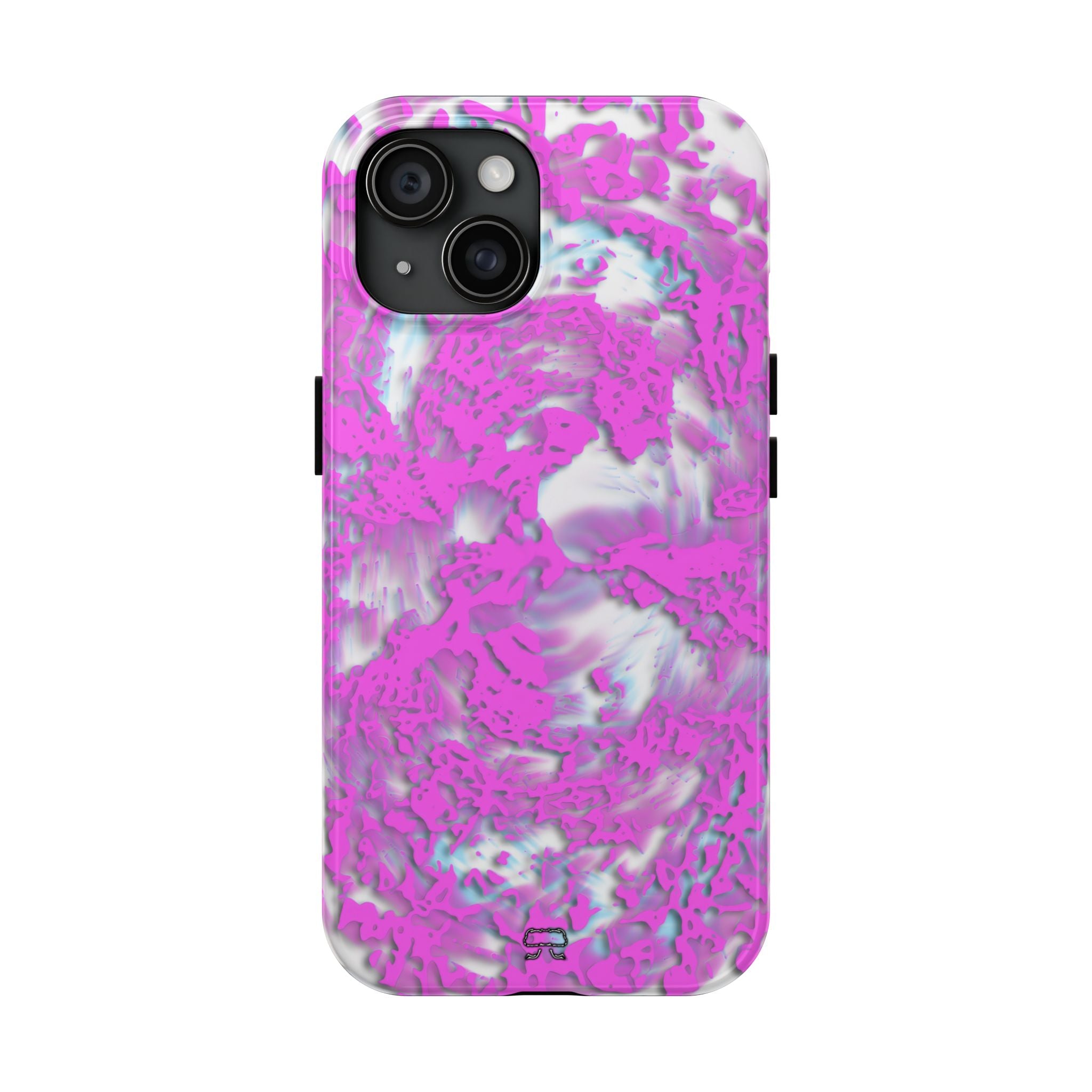 iPhones 11 thru 16 Durable Shockproof Case - Tracers Cotton Candy
