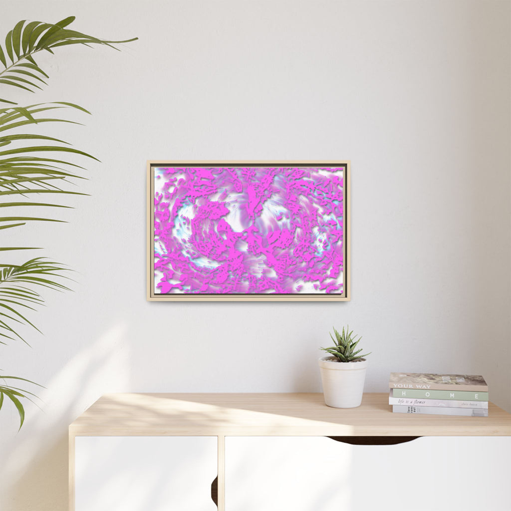 Framed Canvas Art - Tracers Cotton Candy