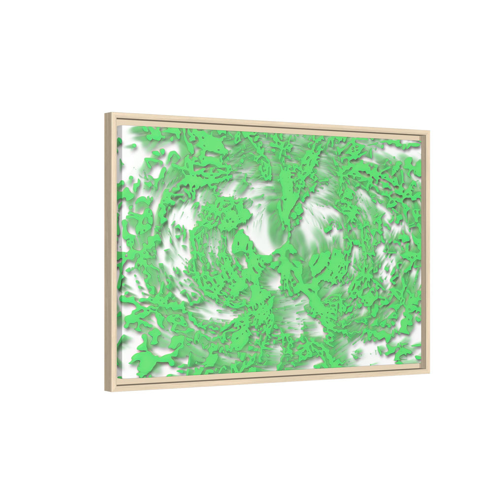 Framed Canvas Art - Tracers Green