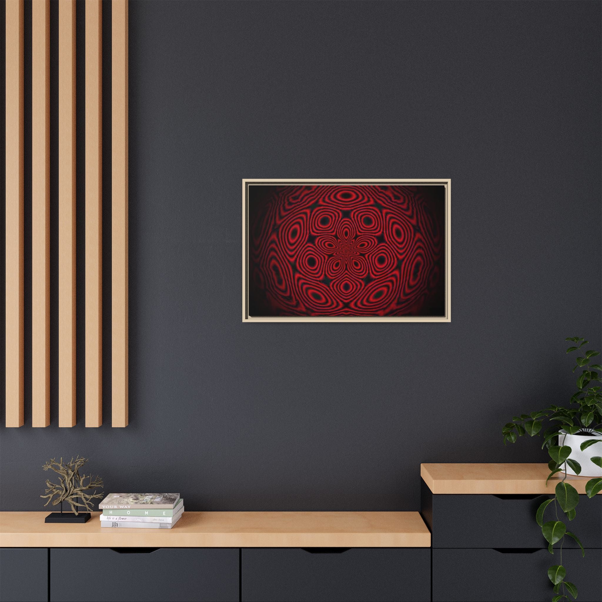 Framed Canvas Art — "Trepitorial"