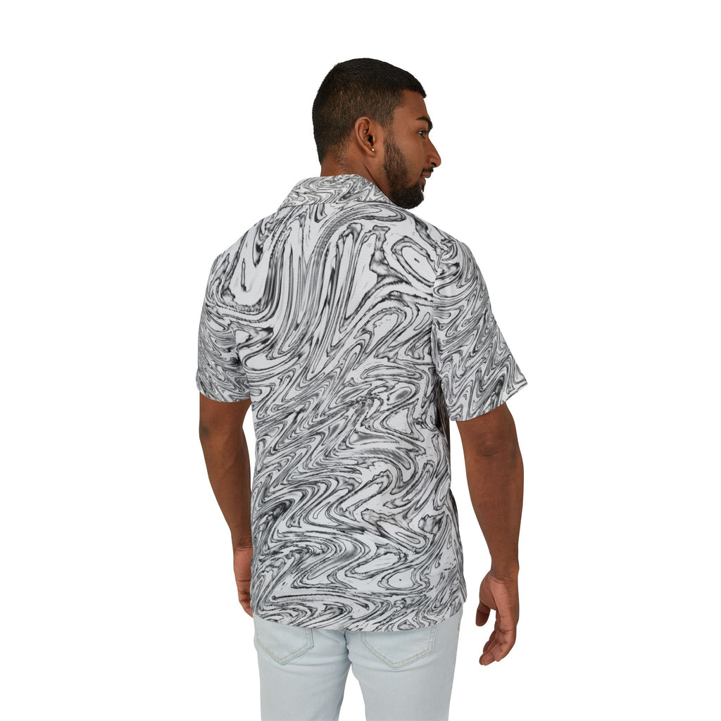 Hawaiian Shirt - Hoops BW