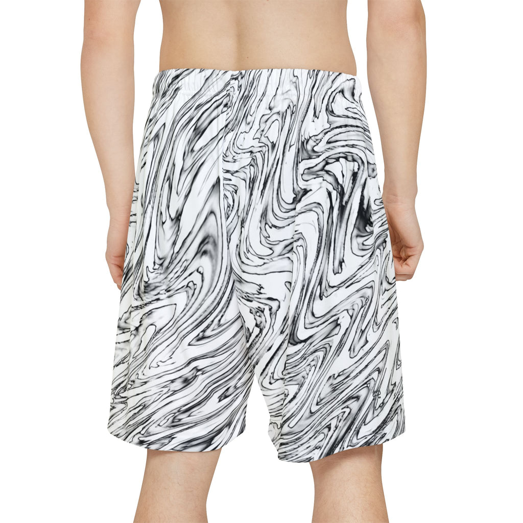 Men’s Sports Shorts — Hoops BW