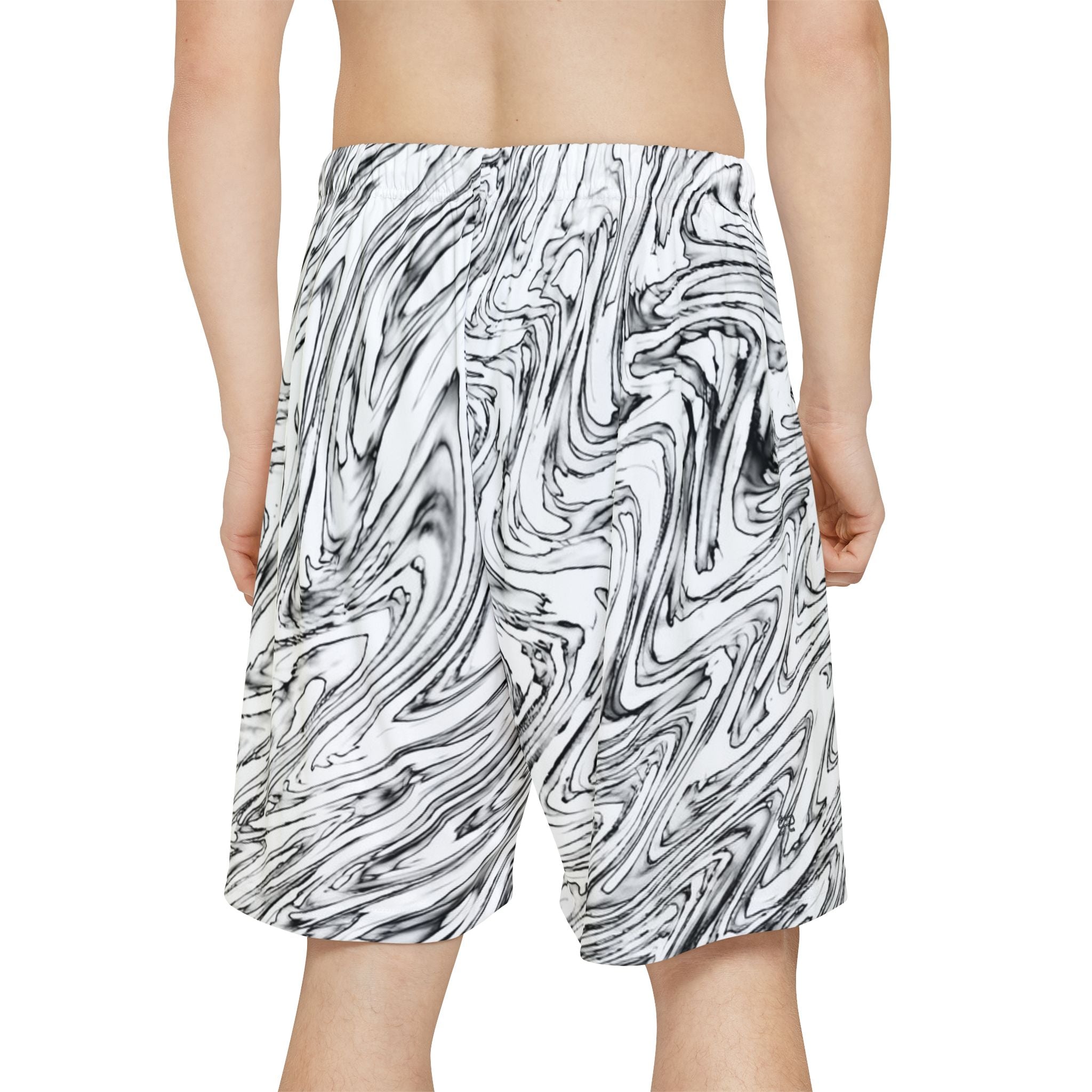 Men’s Sports Shorts — Hoops BW