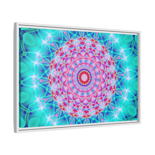 Framed Canvas Art — "Pink Fusion"