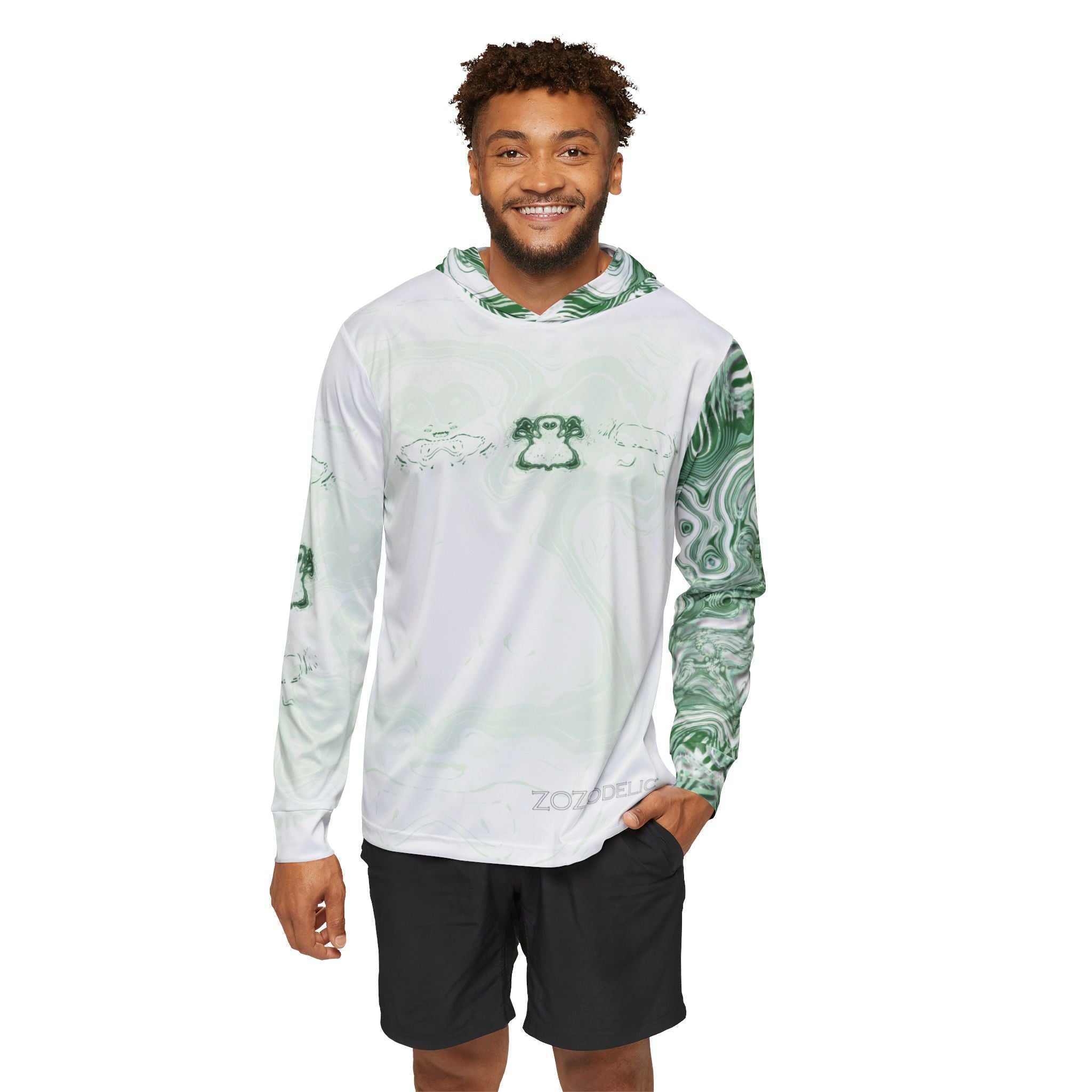 Men's Athletic Hoodie - Spirit Mint