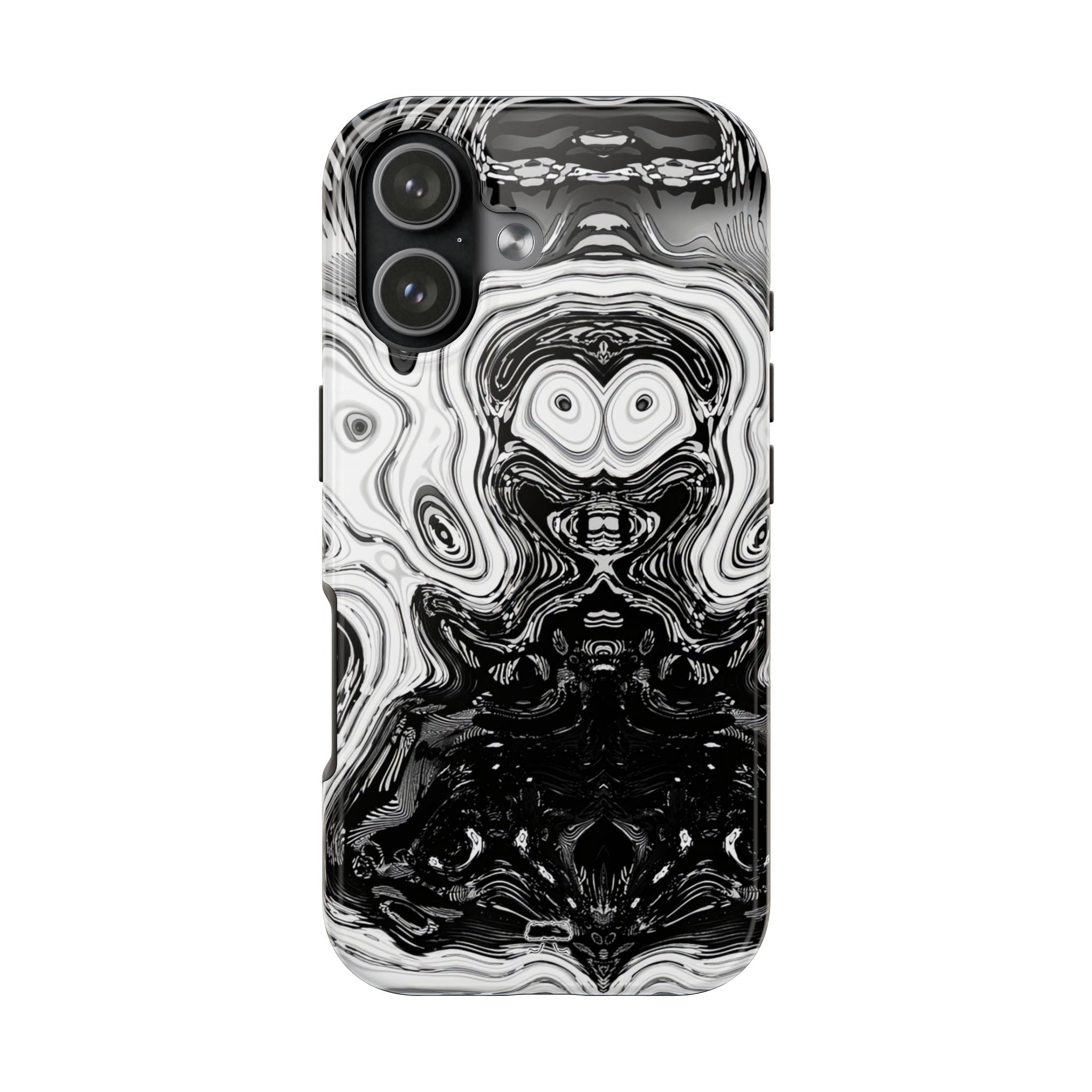 iPhone 17 Durable Shockproof Case - Spirit Black and White