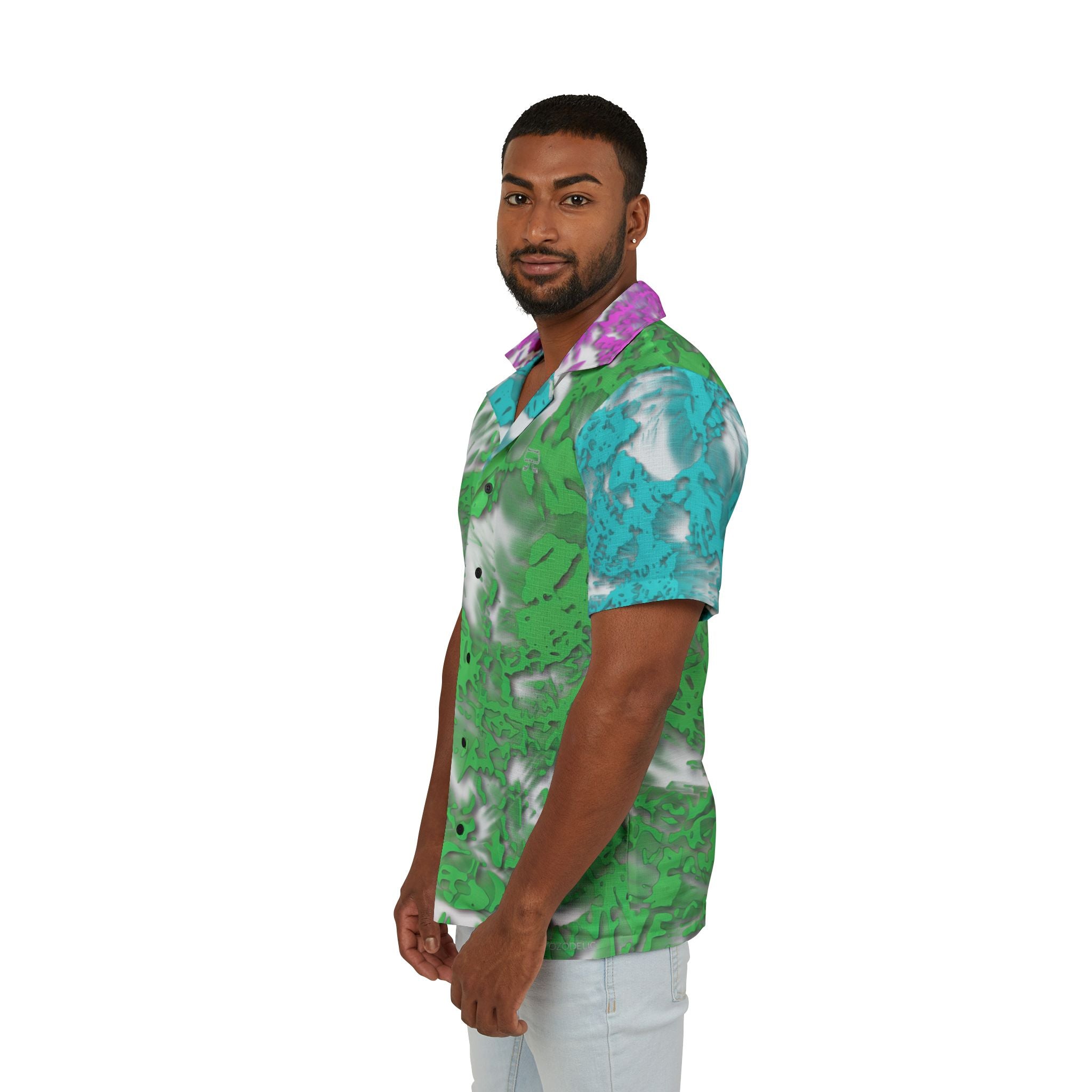 Hawaiian Shirt - Tracers Green