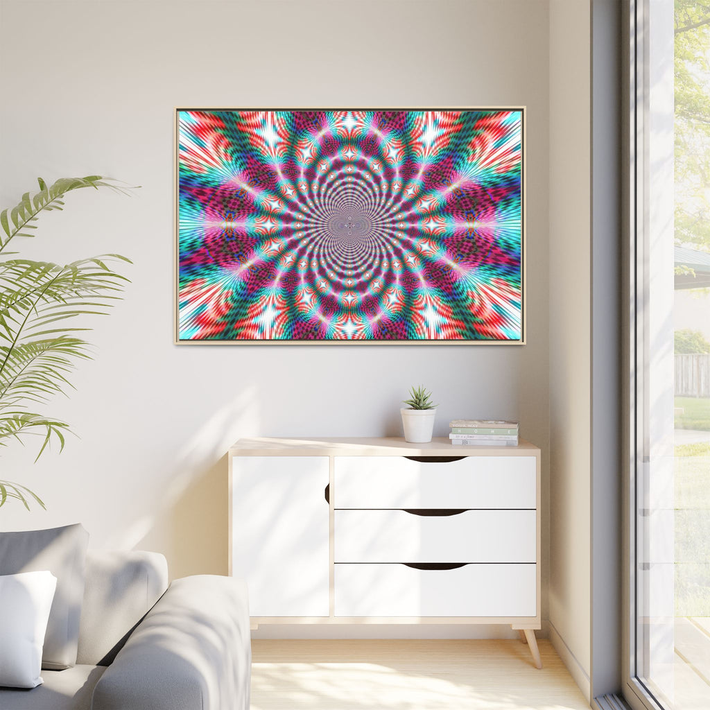 Framed Canvas Art — "QOV"