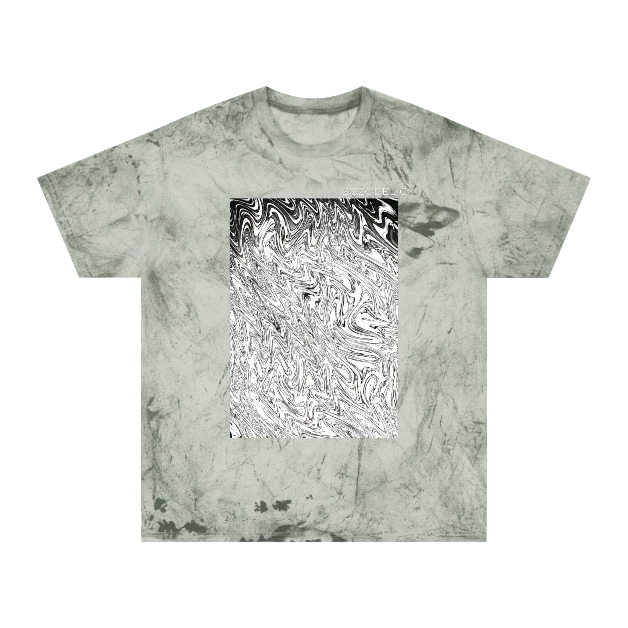Marbled T-Shirt - Hoops BW