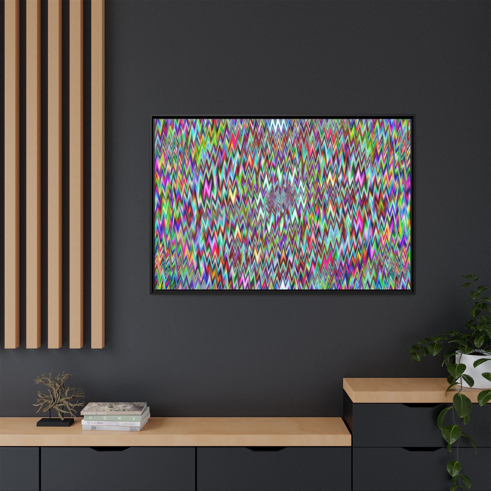 Framed Canvas Art — "GSK"