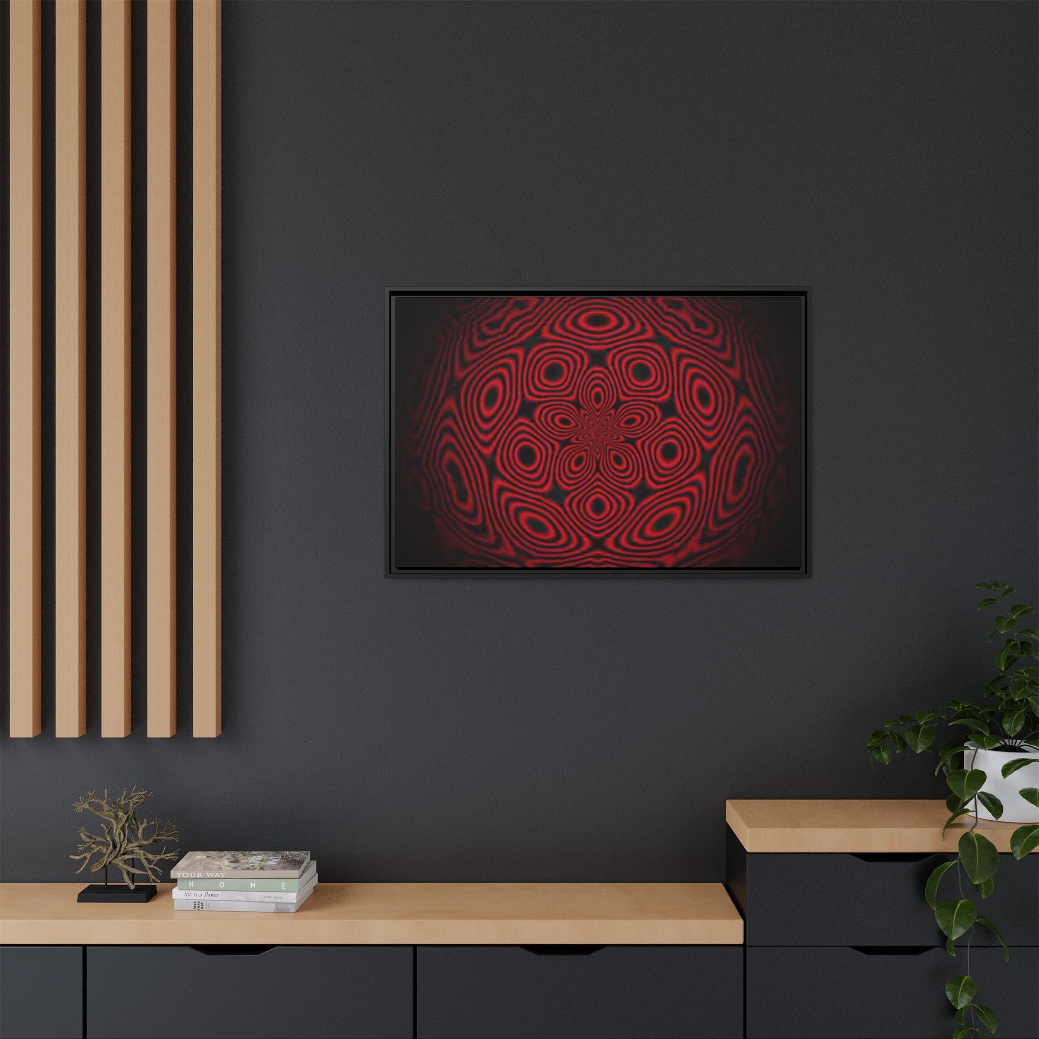 Framed Canvas Art — "Trepitorial"