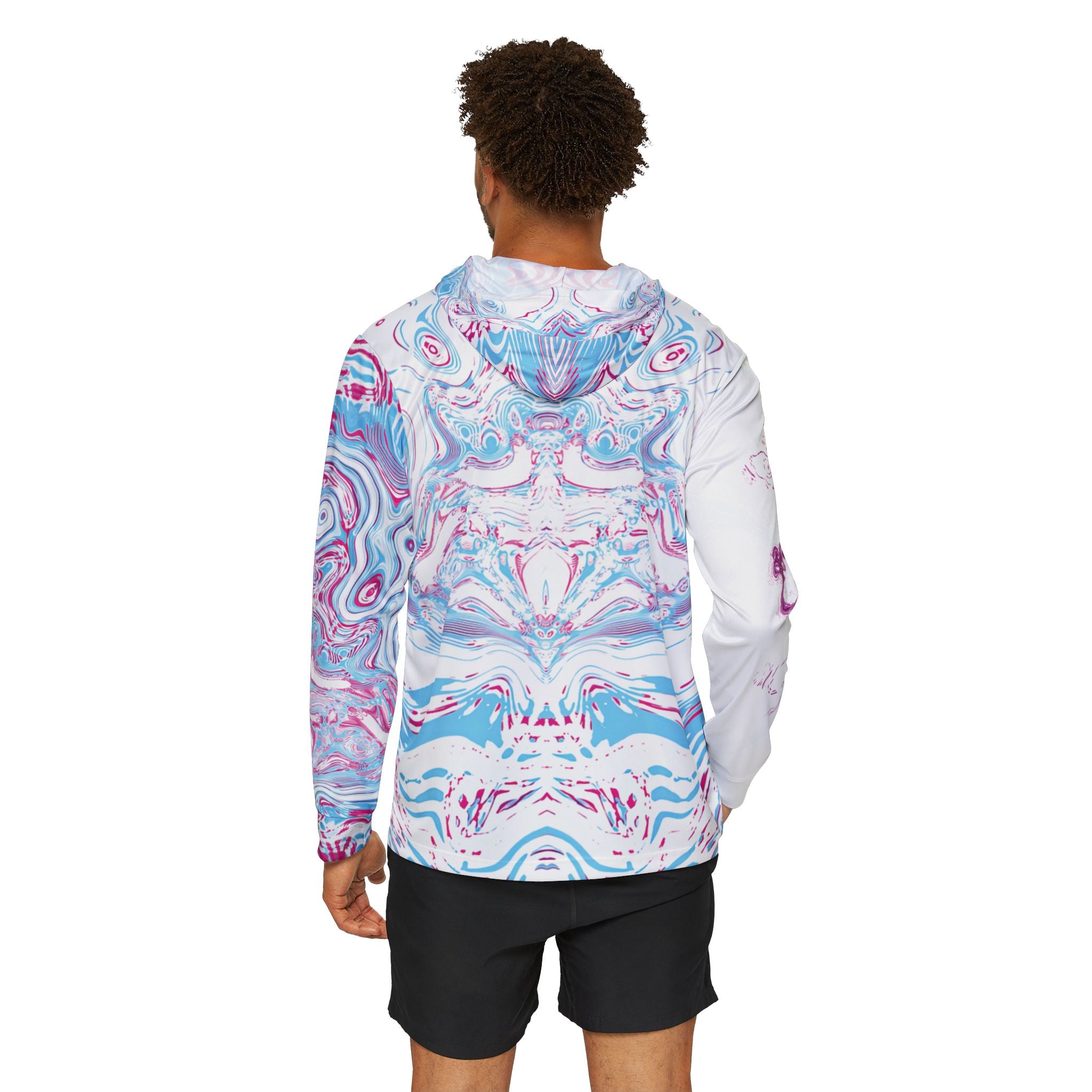Men's Athletic Hoodie - Spirit Cotton Candy