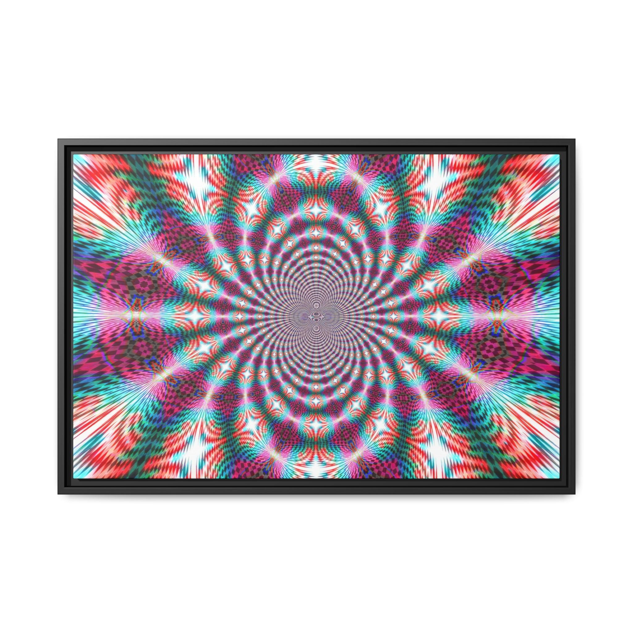Framed Canvas Art — "QOV"