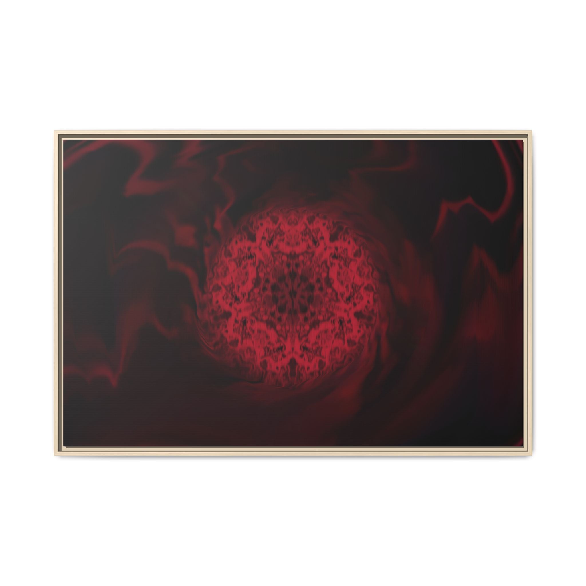 Framed Canvas Art — "Interlaced"