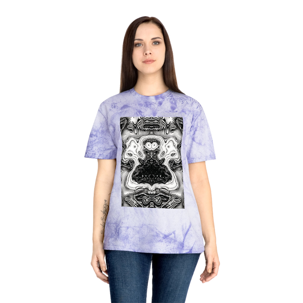 Marbled T-Shirt - Spirit Black and White